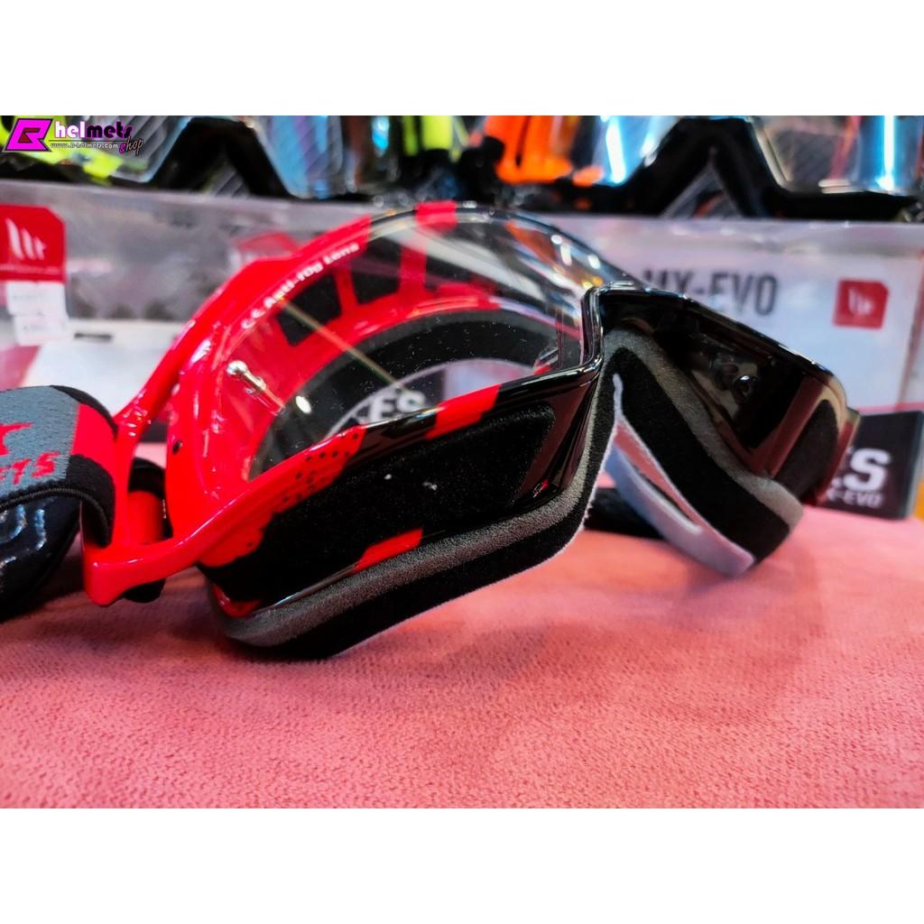#แว่น MT FALCON GOGGLES - BLACK RED