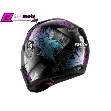 หมวกกันน็อค Shark Ridill Nelum (KXK) ดำ-ม่วง สีเหลือบ*สอบถามก่อนซือ