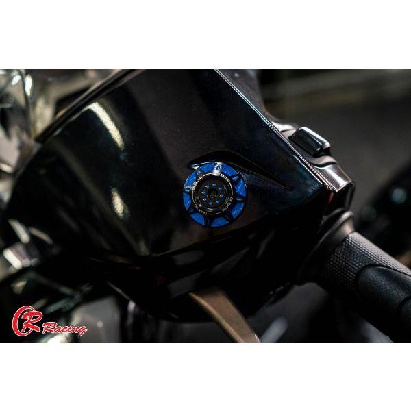 แผ่นปิดรูกระจก CNC Dual ANODIZED Honda Lead 125 4v CR RACING