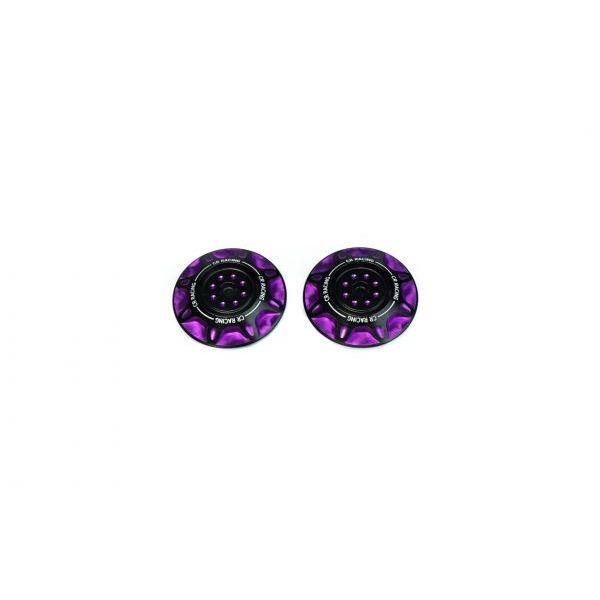 แผ่นปิดรูกระจก CNC Dual ANODIZED Honda Lead 125 4v CR RACING