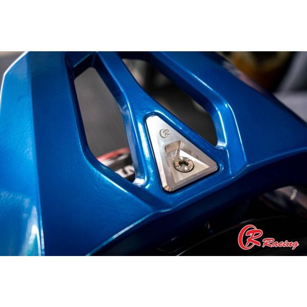 แผ่นปิดรูกันตก CNC LEAD-125 CR RACING แผ่นปิดรูจับท้าย จับท้าย