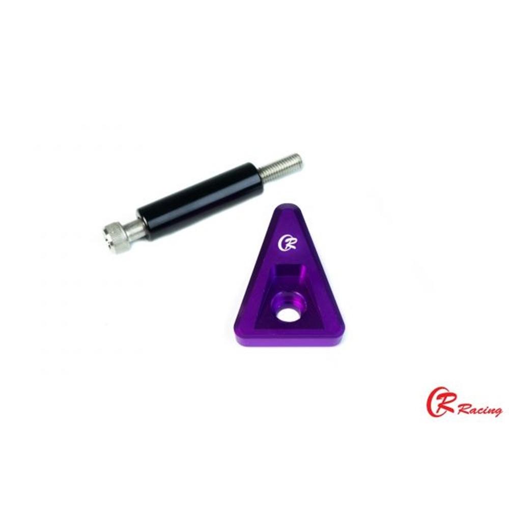 แผ่นปิดรูกันตก CNC LEAD-125 CR RACING แผ่นปิดรูจับท้าย จับท้าย