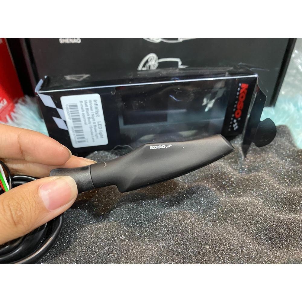 ไฟเลี้ยว KOSO INFINITY-D LED INDICATOR แท้ เลนส์ SMOKE ราคาต่อ1ข้าง ไฟสว่าง แข็งแรง ทนทาน
