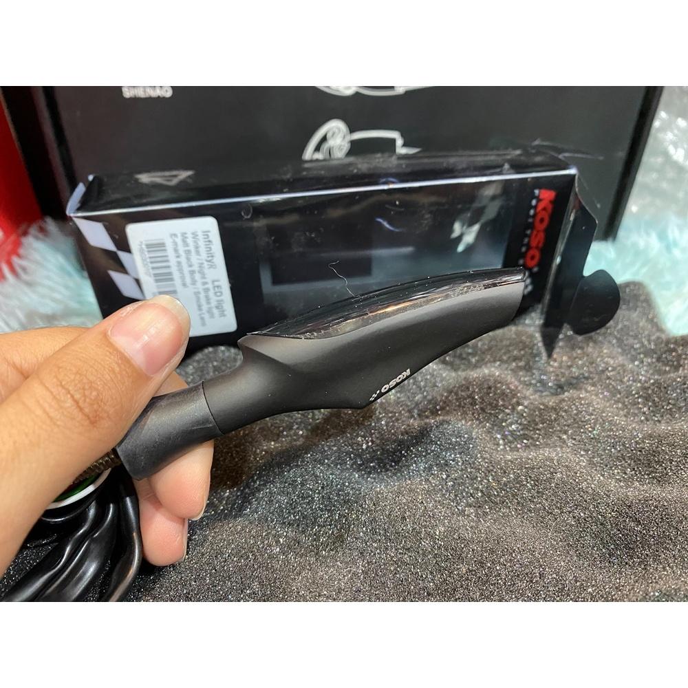 ไฟเลี้ยว KOSO INFINITY-D LED INDICATOR แท้ เลนส์ SMOKE ราคาต่อ1ข้าง ไฟสว่าง แข็งแรง ทนทาน