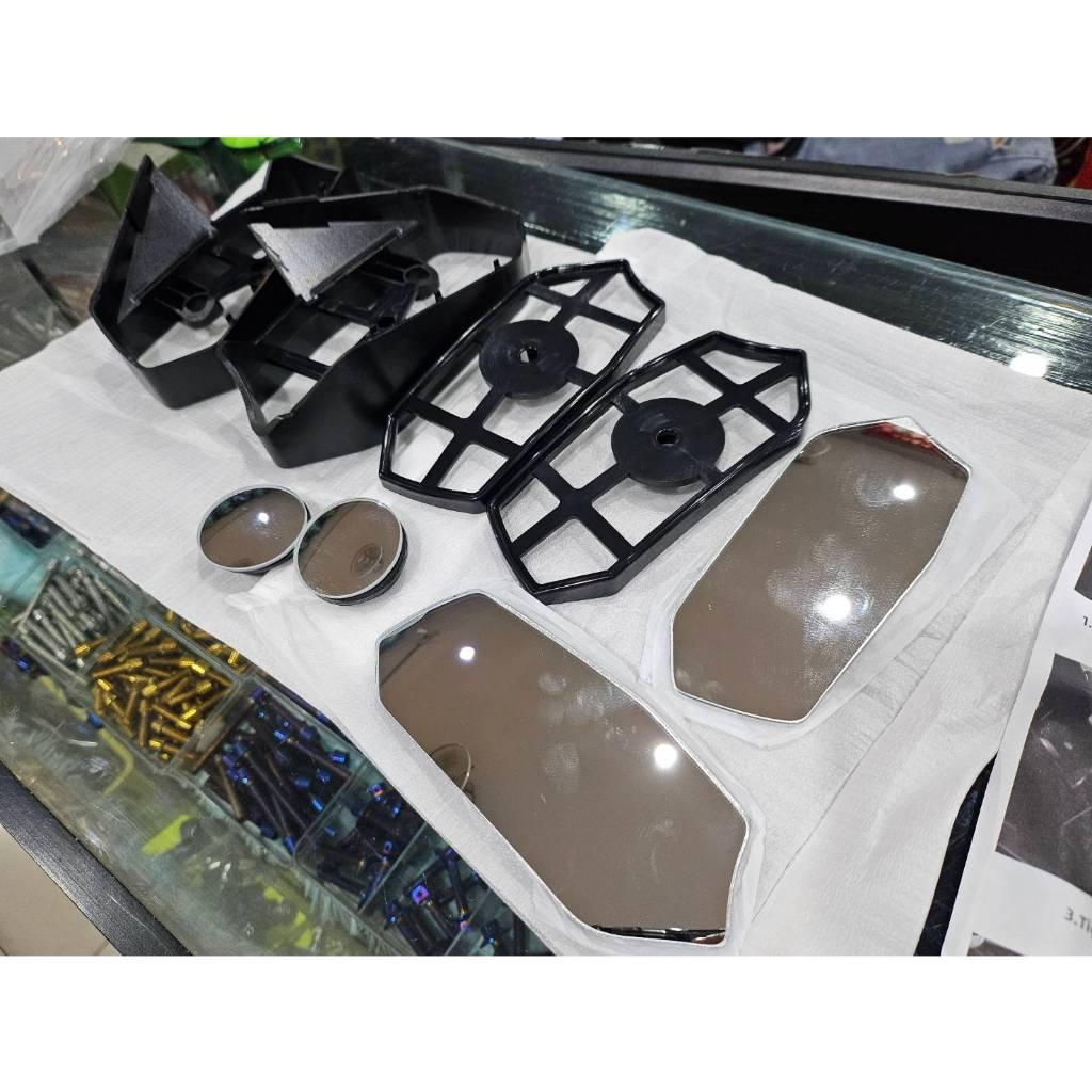 กระจกหลบจ่า XMAX 300 2023 แบบเต็มบาน Semspeed  กระจกมองหลังมอไซค์ X-MAX ใส่ง่าย