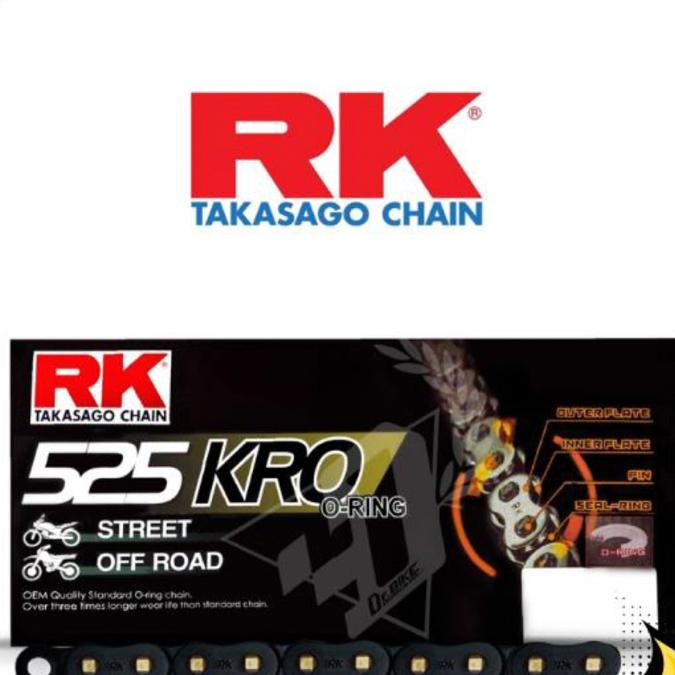 ชุดSetโซ่ สเตอร์หน้า-หลัง RK โซ่ KRO 525 สเตอร์หน้า-หลัง รุ่น CBR650R CBR650F พร้อมส่ง💯