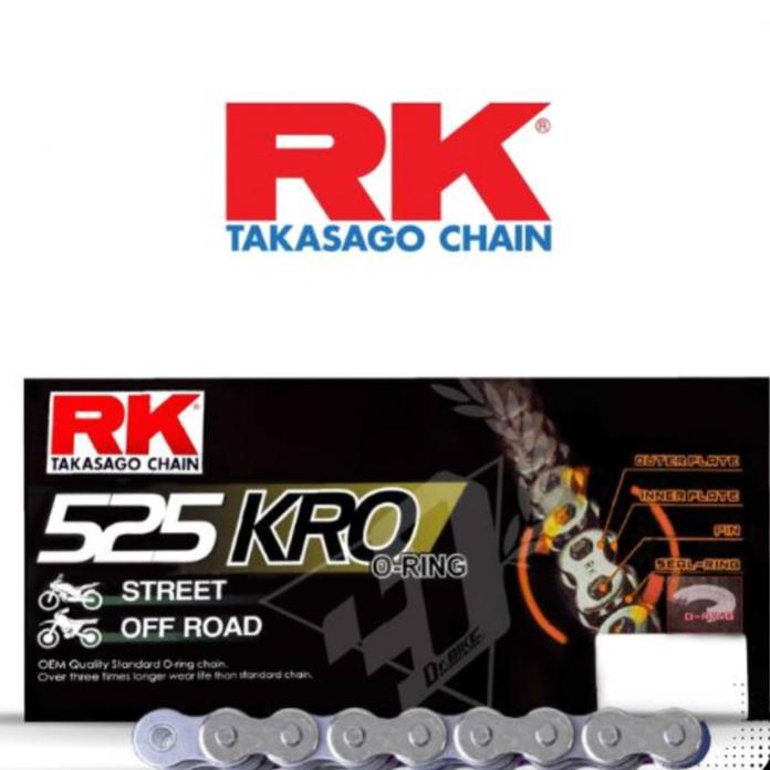 ชุดSetโซ่ สเตอร์หน้า-หลัง RK โซ่ KRO 525 สเตอร์หน้า-หลัง รุ่น CBR650R CBR650F พร้อมส่ง💯