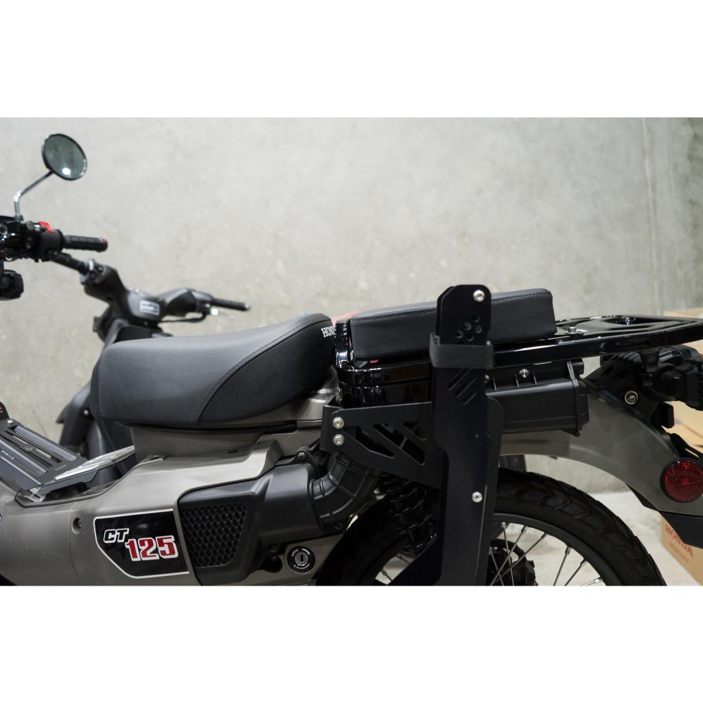 เบาะนั่งหลัง GRANDTHAIRAIDER ตรงรุ่น CT-125 สีดำ มีหลายทรง GTR
