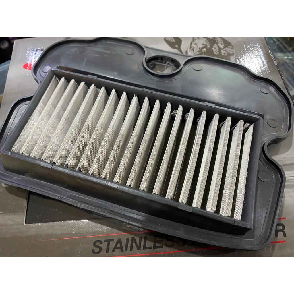 ไส้กรองอากาศสแตนเลส รุ่น WAVE110I 2021 WAVE125I 2023 / PIRANHA / TIGER-R  ไส้กรอง กรองอากาศ