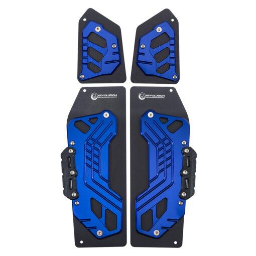 แผ่นรองพื้น (สแตนเลสสีดำ+มีเนียม CNC) REVOLUTION ตรงรุ่น ADV-350
