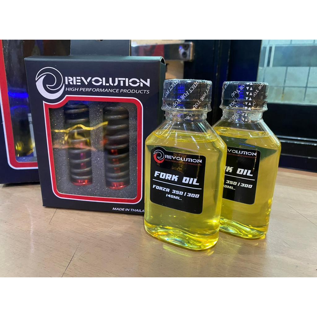 ชุดโหลดหน้า 1.5นิ้ว / 2นิ้ว พร้อมน้ำมัน ตรงรุ่น Forza 350  NewForza 350 แบรนด์ Revolution Forza350