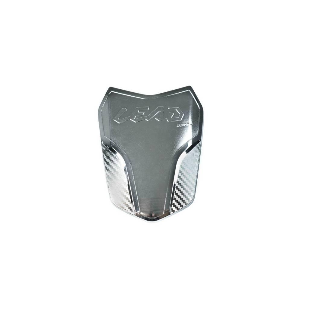 ฝาครอบถัังน้ำมันแต่ง Lead-125 แบรนด์ Piranha มีลายคาร์บอน / ชุบโครเมี่ยม ฝาครอบถัังน้ำมันลายคาร์บอน