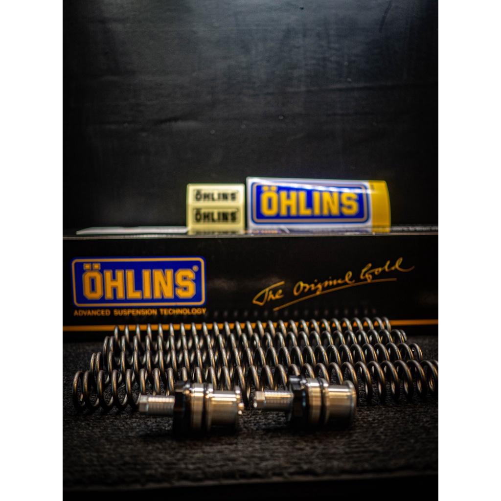 สปริงโช๊คหน้า ชุดอัพเกรดโช๊คหน้า OHLINS ตรงรุ่น FORZA350 โช้คหน้าOHLINS ของแท้