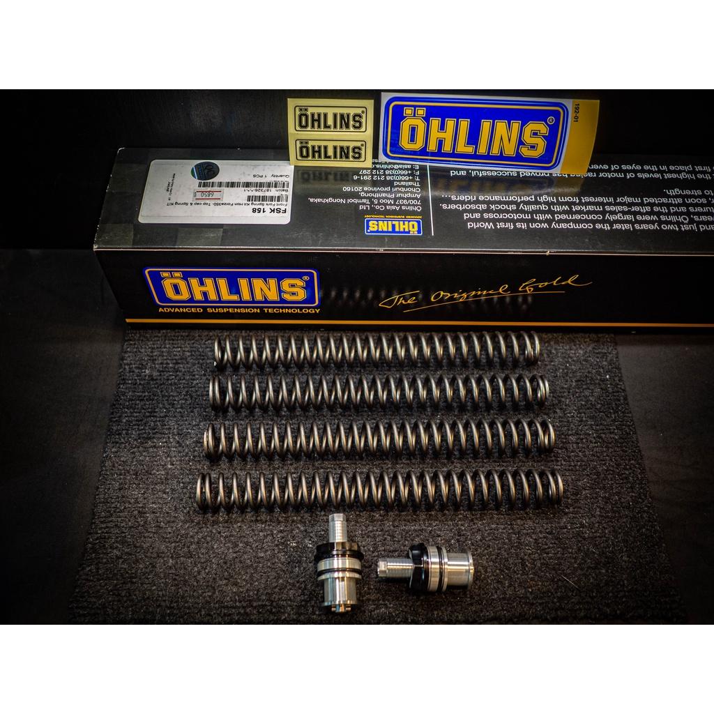 สปริงโช๊คหน้า ชุดอัพเกรดโช๊คหน้า OHLINS ตรงรุ่น FORZA350 โช้คหน้าOHLINS ของแท้