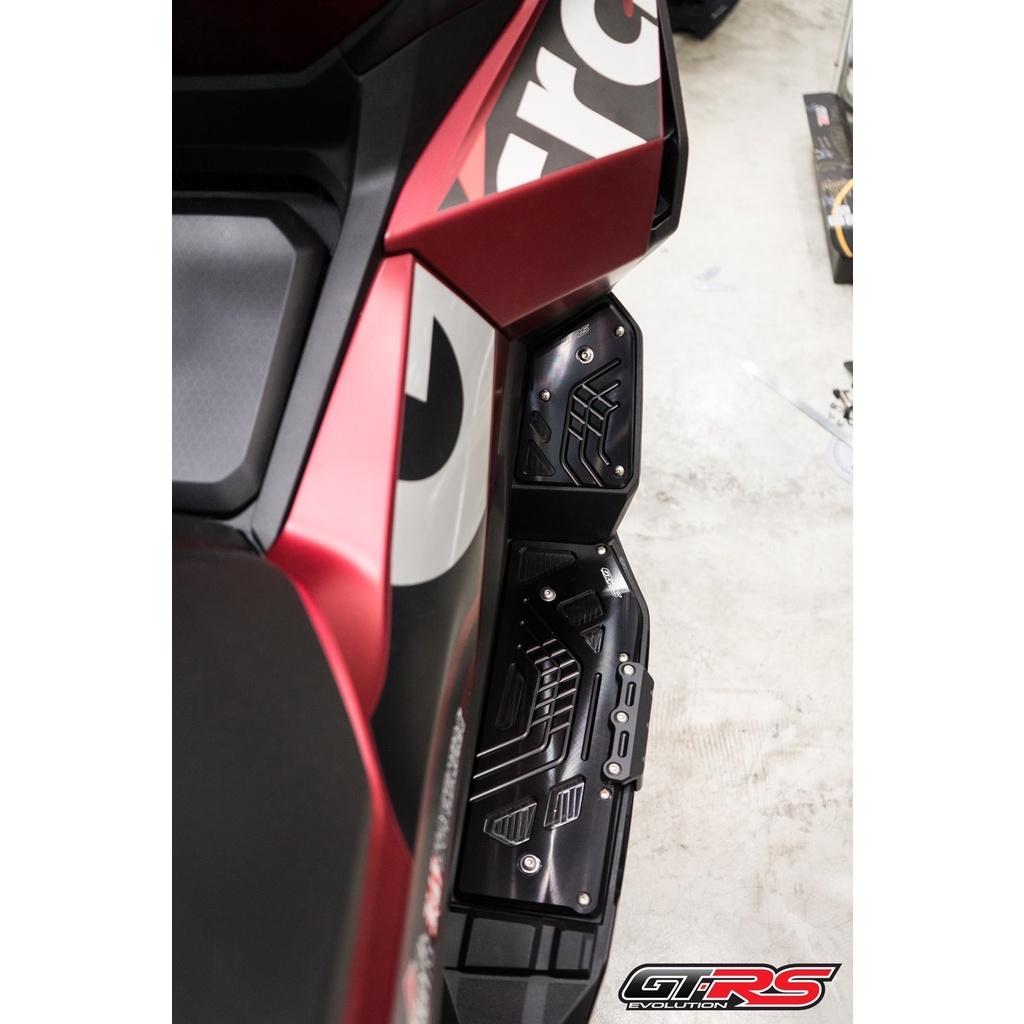 แผ่นรองพื้น (หนา 8 มิล) กัดร่อง ***ใส่แคชบาร์ได้*** ADV350new  งาน GTR-s แผ่นวางเท้า แผ่นพักเท้า