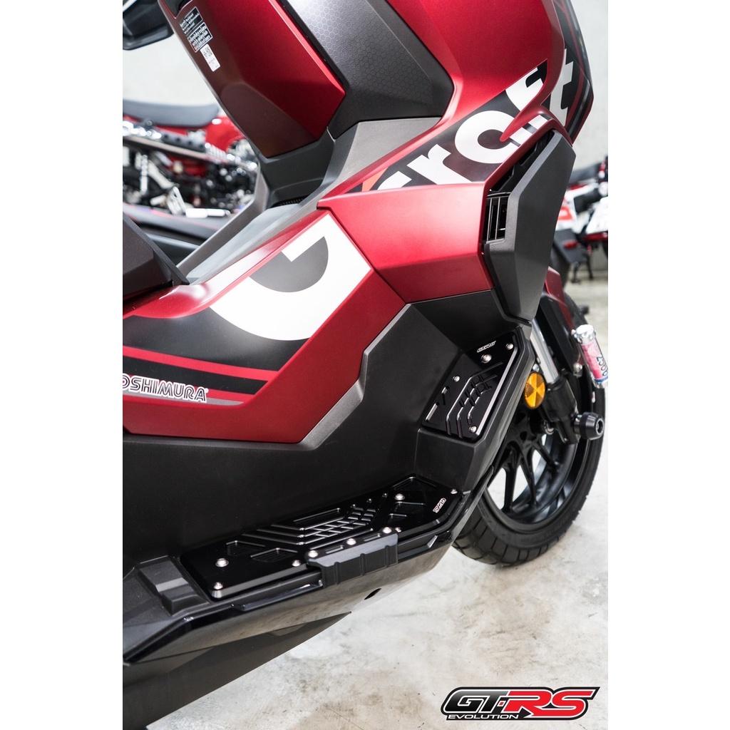 แผ่นรองพื้น (หนา 8 มิล) กัดร่อง ***ใส่แคชบาร์ได้*** ADV350new  งาน GTR-s แผ่นวางเท้า แผ่นพักเท้า