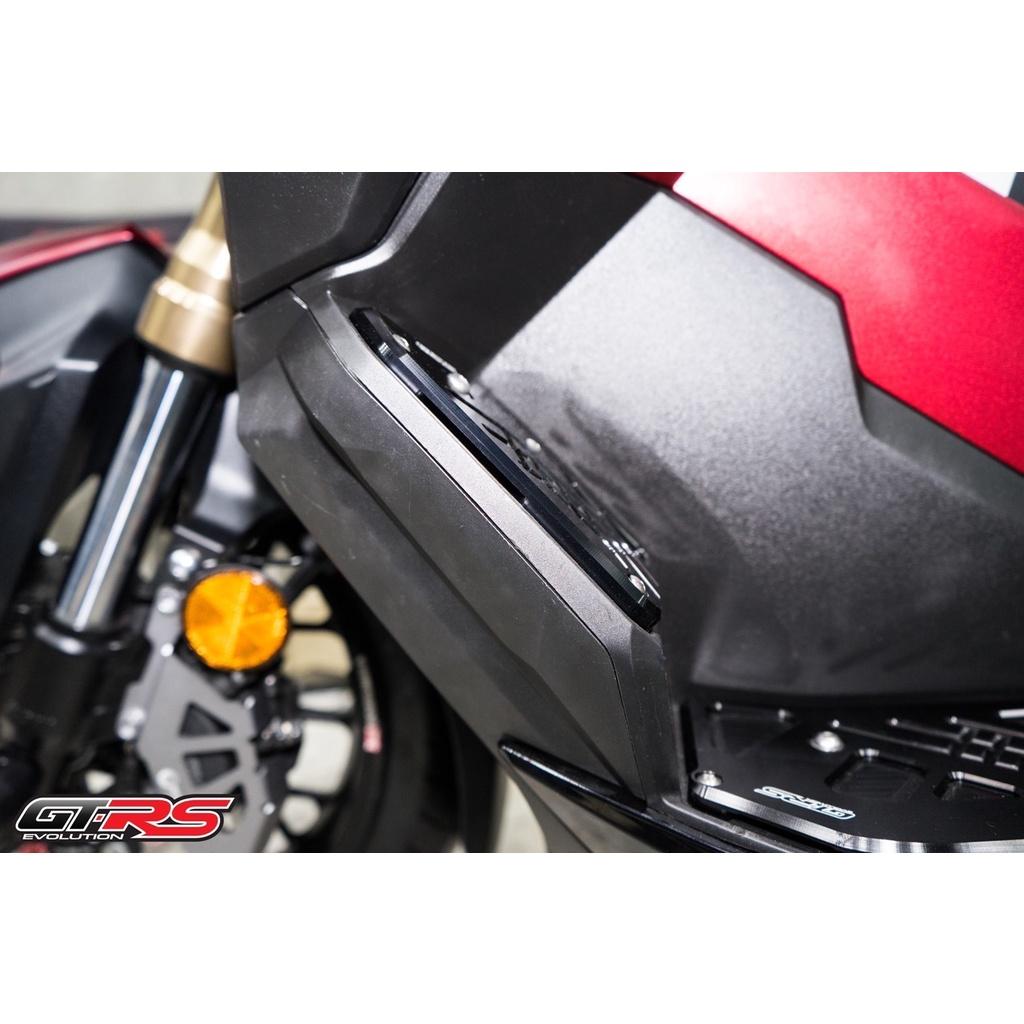 แผ่นรองพื้น (หนา 8 มิล) กัดร่อง ***ใส่แคชบาร์ได้*** ADV350new  งาน GTR-s แผ่นวางเท้า แผ่นพักเท้า