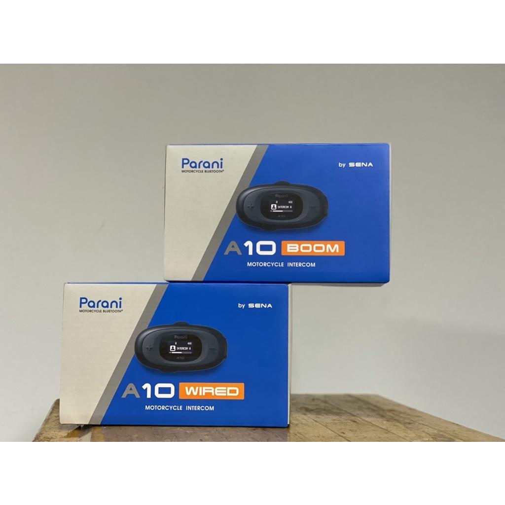 หูฟัง บลูทูธติดหมวกกันน็อค รุ่นใหม่ล่าสุด PARANI A10 WIRED และ A10 BOOM  ไมค์แปะสาย ไมค์ก้าน