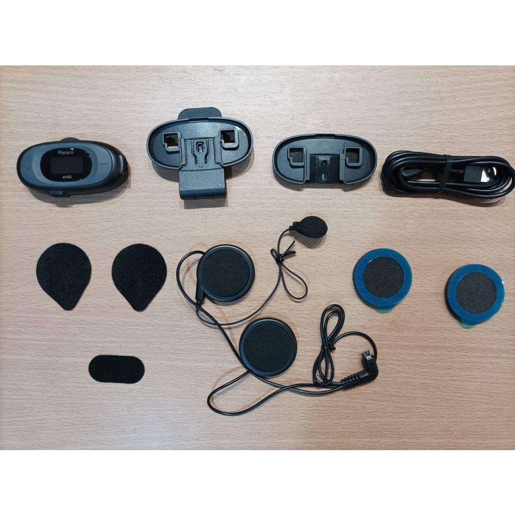 หูฟัง บลูทูธติดหมวกกันน็อค รุ่นใหม่ล่าสุด PARANI A10 WIRED และ A10 BOOM  ไมค์แปะสาย ไมค์ก้าน