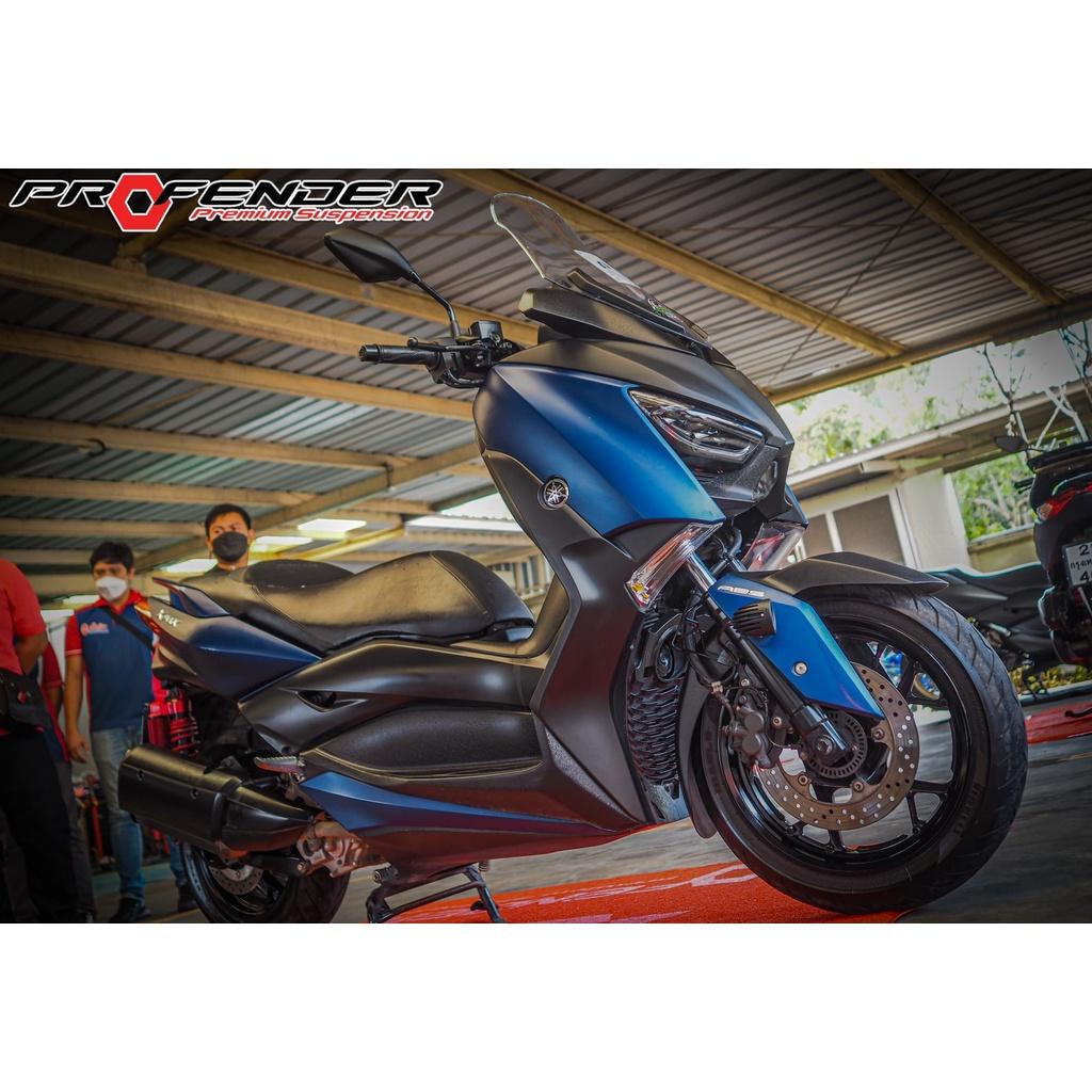 NEW!2022 โช๊คหลัง PROFENDER X-MAX300 สูง330MM ตัวโหลด สปริงแดง+กระปุกแดง สปริงดำ+กระปุกดำ งานแท้100%