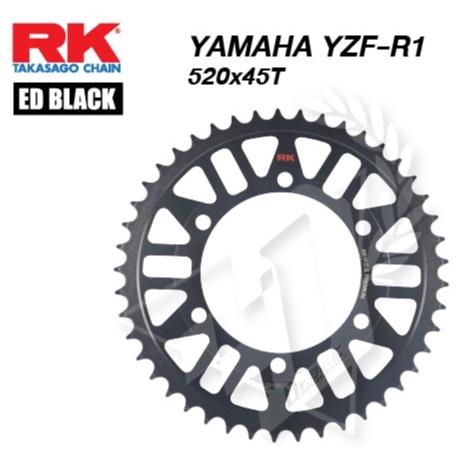 16. สเตอร์หลัง งาน RK  R1 / R3 / R6 / NINJA250-300-400  เบอร์520   43-49ฟัน งานRK สเตอร์อลูอันลอย /  สเตอร์ED