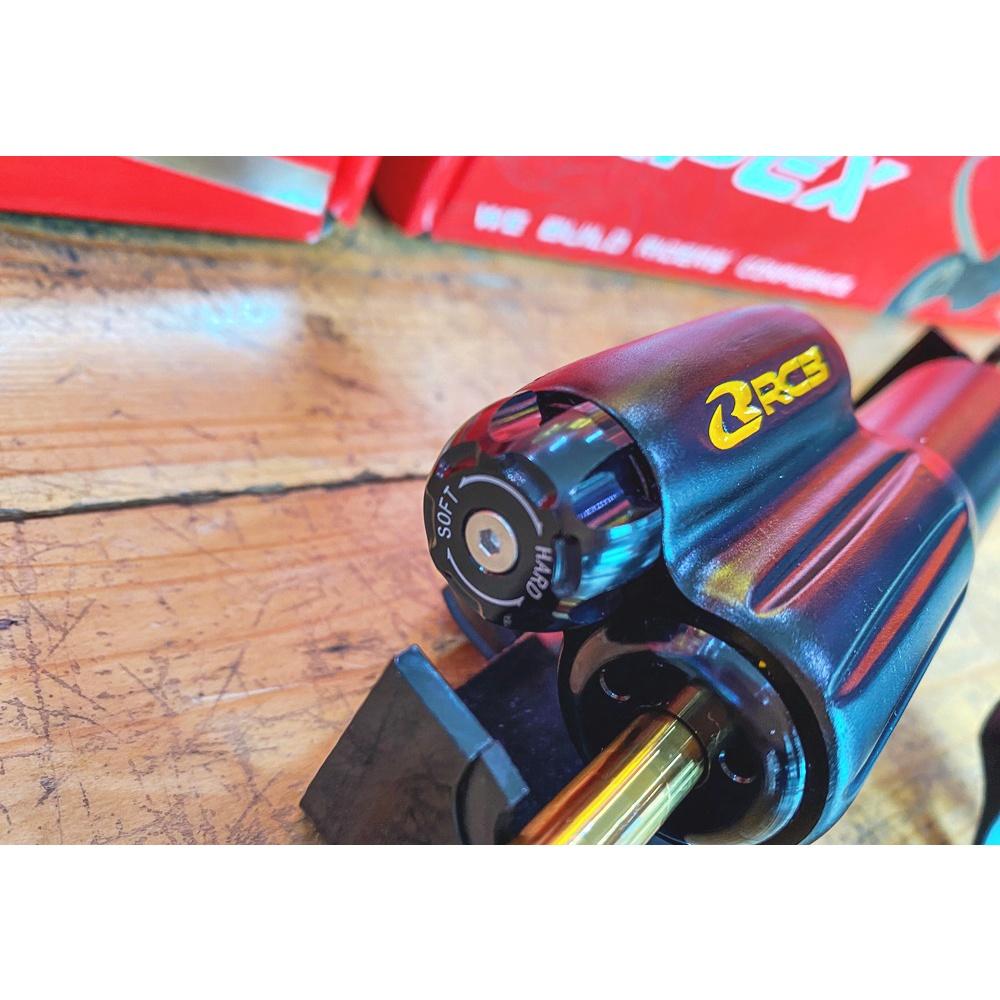กันสะบัด APEX PRO DAMPER สีดำแกนทอง ขนาด 80 mm. Aluminium Alloy Racing Boy RCB กันสบัด