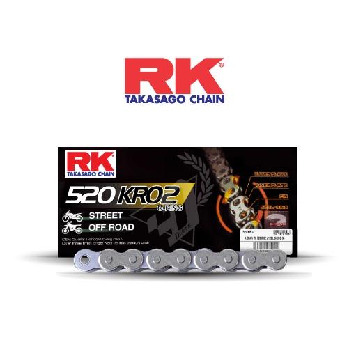 โซ่520KRX X-Ring120L / 520KRO2 O-Ring120L สีเหล็ก  สีทองล้วน  สีดำหมุดทอง โซ่เอ็กริง/โซ่โอริง สำหรับ250-650cc