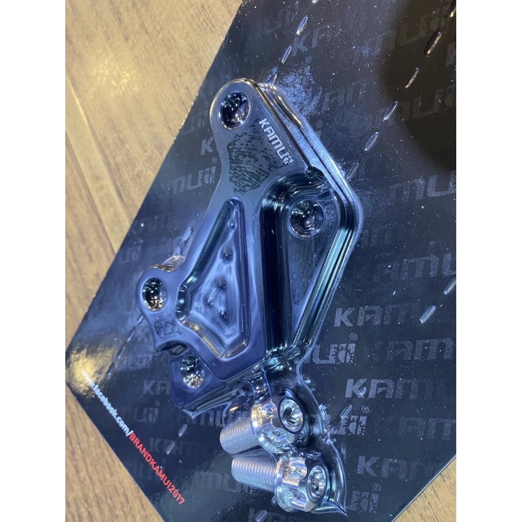 คาลิปเปอร์ AEROX ปั้มเดิมโช้คเดิม จาน267mm สีดำ  ขาจับปั้มเดิม ขาจับปั้มจานเดิม งานKAMUI ขาจับปั้ม
