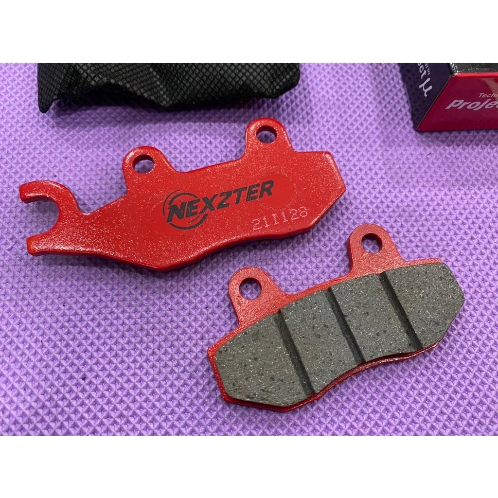 ผ้าเบรค หน้า-หลัง Ninja250,300,400 / Z250,300 / VersysX300 แบรนด์ Nexzter MD14