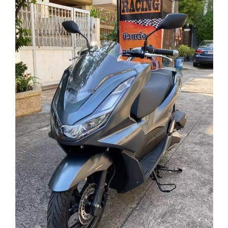 NEW ชิวหน้า แต่ง PCX 160 HONDA ทรงแต่ง อคิลิค สีดำ ใส ชมพู ฟ้าเข้ม ฟ้าอ่อน แข็งแรง หนา ชิวหน้ารถมอเตอรไซค์ PCX160