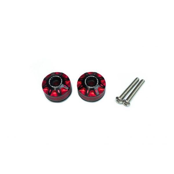 ปลายแฮนด์ CNC Dual ANODIZED HONDA LEAD-125 4V / FORZA300-350 / X-MAX-300 / ADV-150-160 / PCX150-160 CR RACING