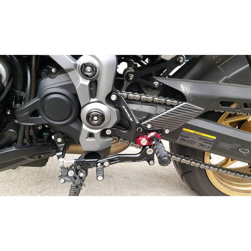 ชุดเกียร์โยง KAMUI คาร์บอนแท้ ตรงรุ่น Z900 ปรับระดับพักเท้า หัวเกียร์พับได้ พักเท้าพับได้ เกียร์โยง