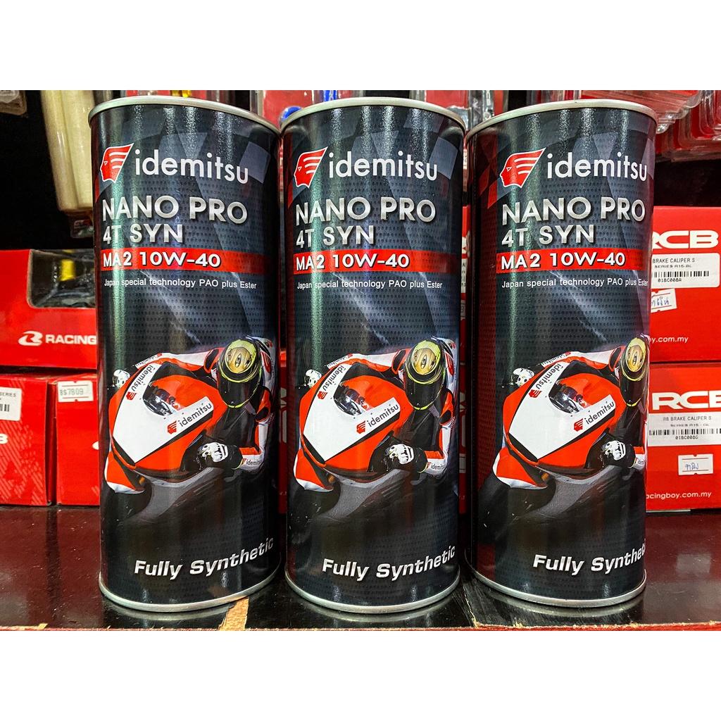 น้ำมันเครื่อง IDEMITSU NANO PRO 4T SYN MA2 10W-40 แท้