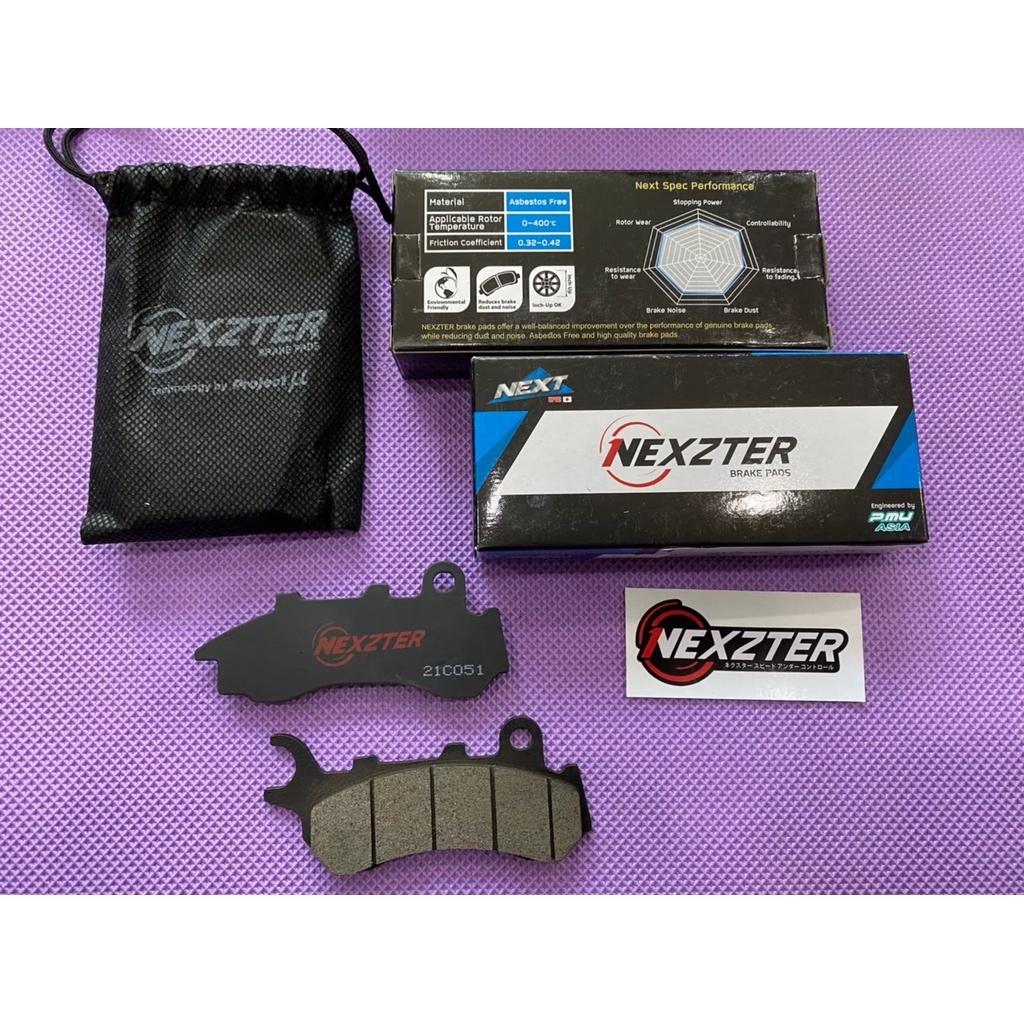 ผ้าเบรค หน้า PCX 2018 / Zoomer-x Combine new   แบรนด์ Nexzter