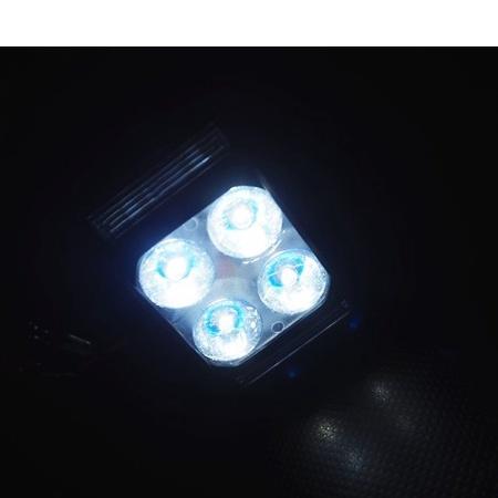 ไฟ Led 4 จุด+ไฟกระพริบฉุกเฉิน 8W / PIRANHA