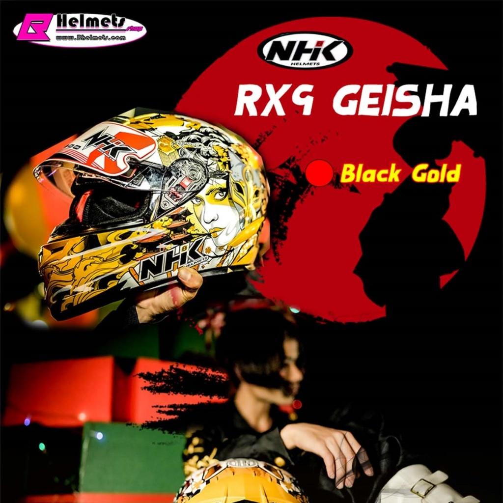 หมวกกันน็อค NHK รุ่น RX9 ลาย GEISHA