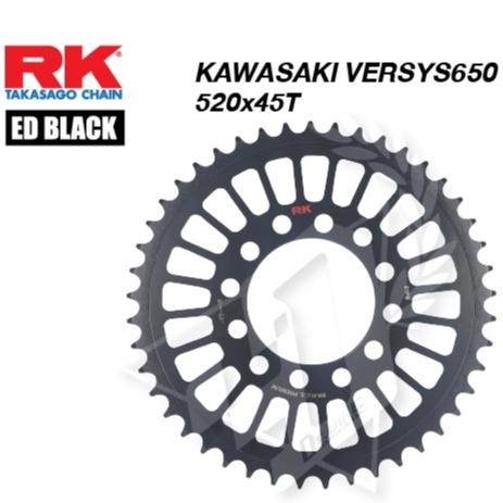 20. สเตอร์หลัง งาน RK  NINJA650 / ER6N / VERSYS650  เบอร์520   38-46ฟัน งานRK สเตอร์อลูอันลอย /  สเตอร์ED