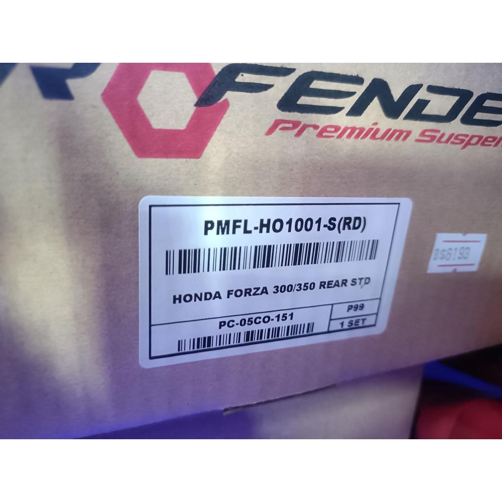 โช๊คหลัง PROFENDER รุ่นFLASH SERIES FORZA300 FORZA350 ความสูง 430MM ตัวSTD ตรงรุ่น งานแท้100%