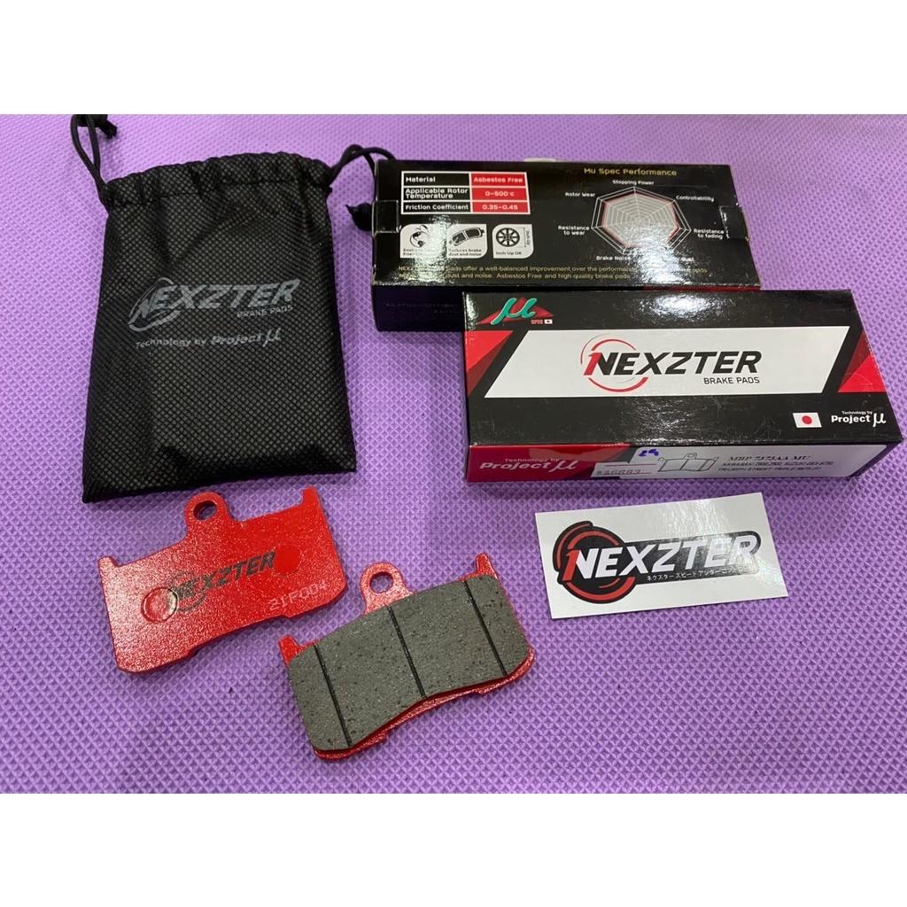 รวมผ้าเบรค หน้า-หลัง kawasaki  แบรนด์ Nexzter