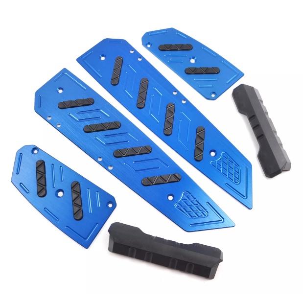 แผ่นรองพื้น มีเนียม  forza300-350  SEMSPEED พื้นพักเท้าหน้า FORZA300 FORZA350