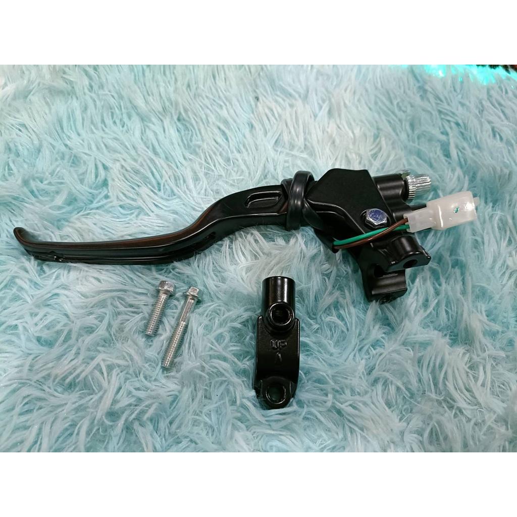 มือครัช ข้างซ้าย E-2 พร้อมหูกระจก และสวิทช์ LH CABLE ONLY Racing Boy RCB มือเบรค ปั้ม