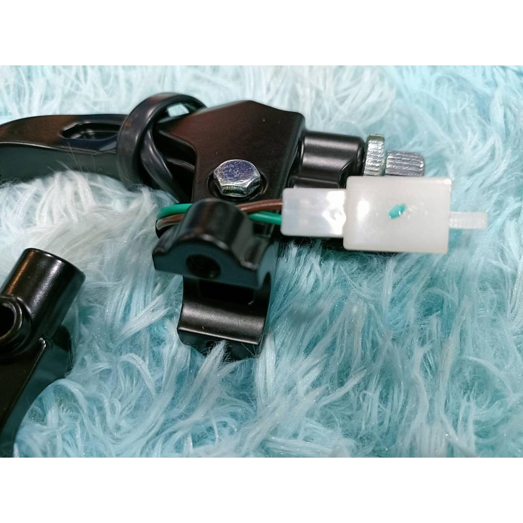 มือครัช ข้างซ้าย E-2 พร้อมหูกระจก และสวิทช์ LH CABLE ONLY Racing Boy RCB มือเบรค ปั้ม