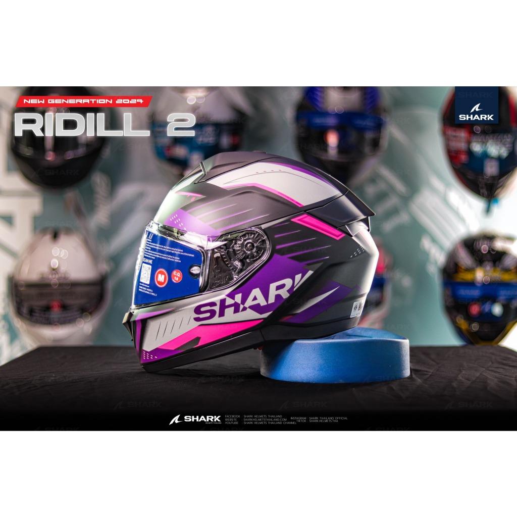 หมวกกันน็อค SHARK RIDILL 2 Bersek Mat (KVV)(H010)