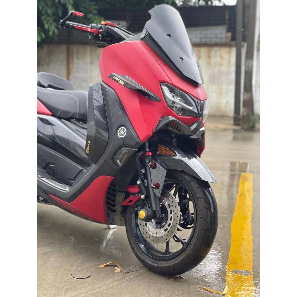 คางใต้ไฟ  Nmax 2020 2021 ABS วิงใต้คางไฟหน้า ดำ เคฟล่า ตรงรุ่น งาน SEMSPEED