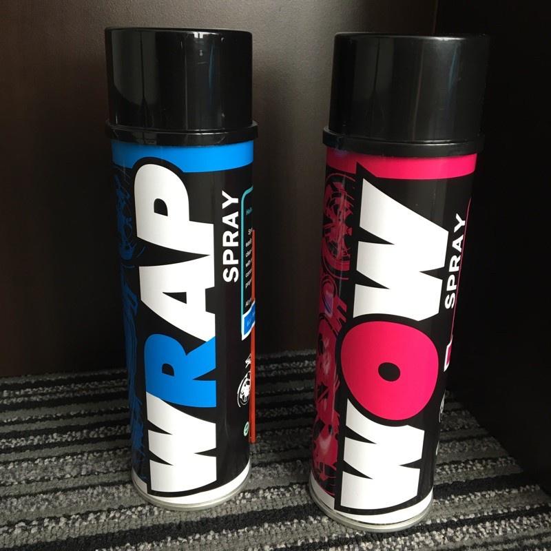 LUBE71 คู่หูดูแลโซ่ เกรดพรีเมี่ยม ขนาด 600ML ตัวล้าง+ตัวเคลือบ WOW + WRAP SPRAY