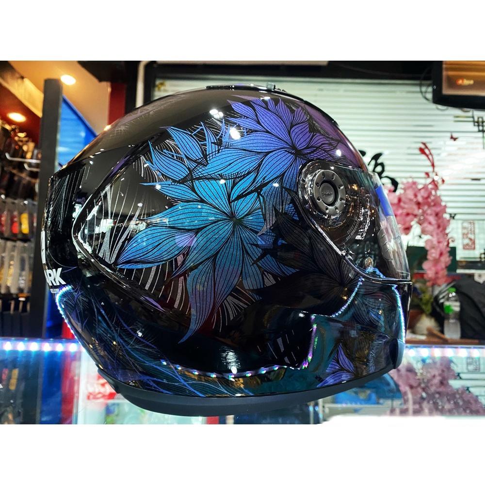 หมวกกันน็อค Shark Ridill 1.2 Nelum Black KXK สีเหลือบแมลงทับ *สอบถามก่อนซือ