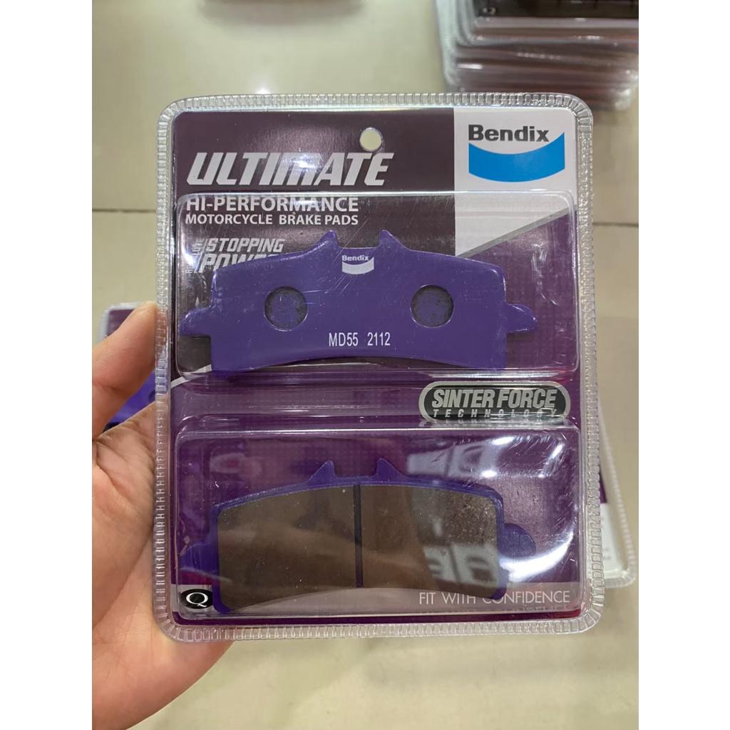 ผ้าเบรคหน้า ปั้ม Brembo M4/M50 MD55 ผ้าเบรคยี่ห้อ BENDIX แท้31.