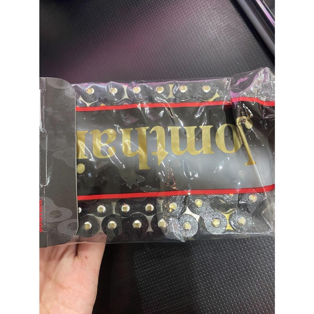โซ่ดำหมุดทอง 420N-BLACK-120L ข้อ JOMTHAI แท้100% ใส่ MSX/WAVE/DEMON125.420/SPARK125/KSR/DASH/NOVA ***