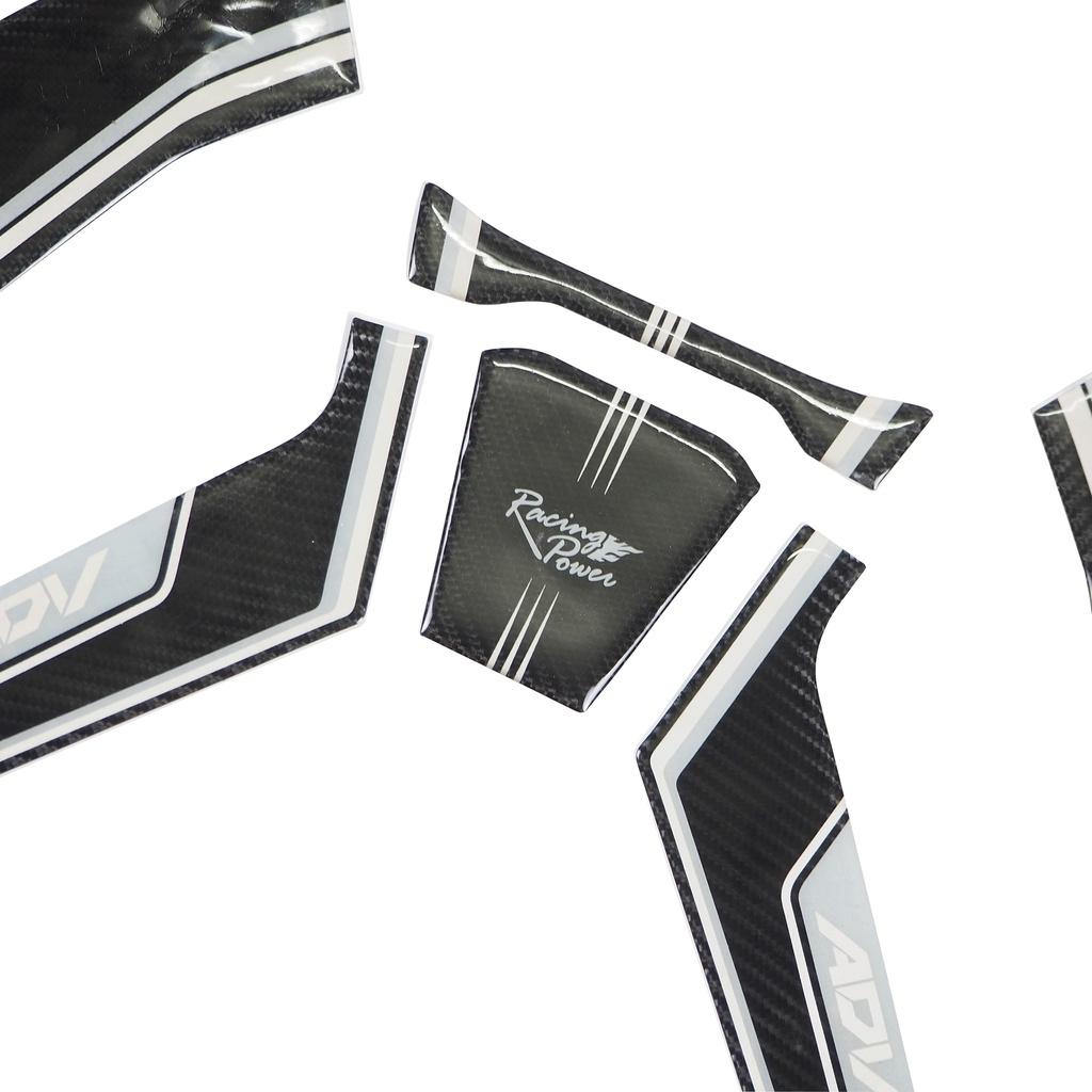 สติ๊กเกอร์ ติดแผงคอ กันรอยคอนโซลหน้า ADV งาน Carbon  semspeed สติ้กเกอร์