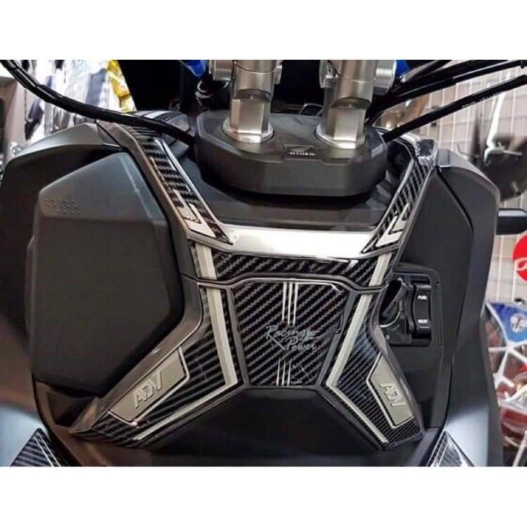 สติ๊กเกอร์ ติดแผงคอ กันรอยคอนโซลหน้า ADV งาน Carbon  semspeed สติ้กเกอร์